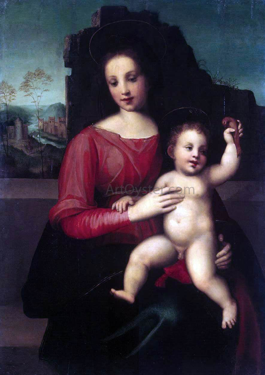 Franciabigio Madonna with Child - Canvas Print