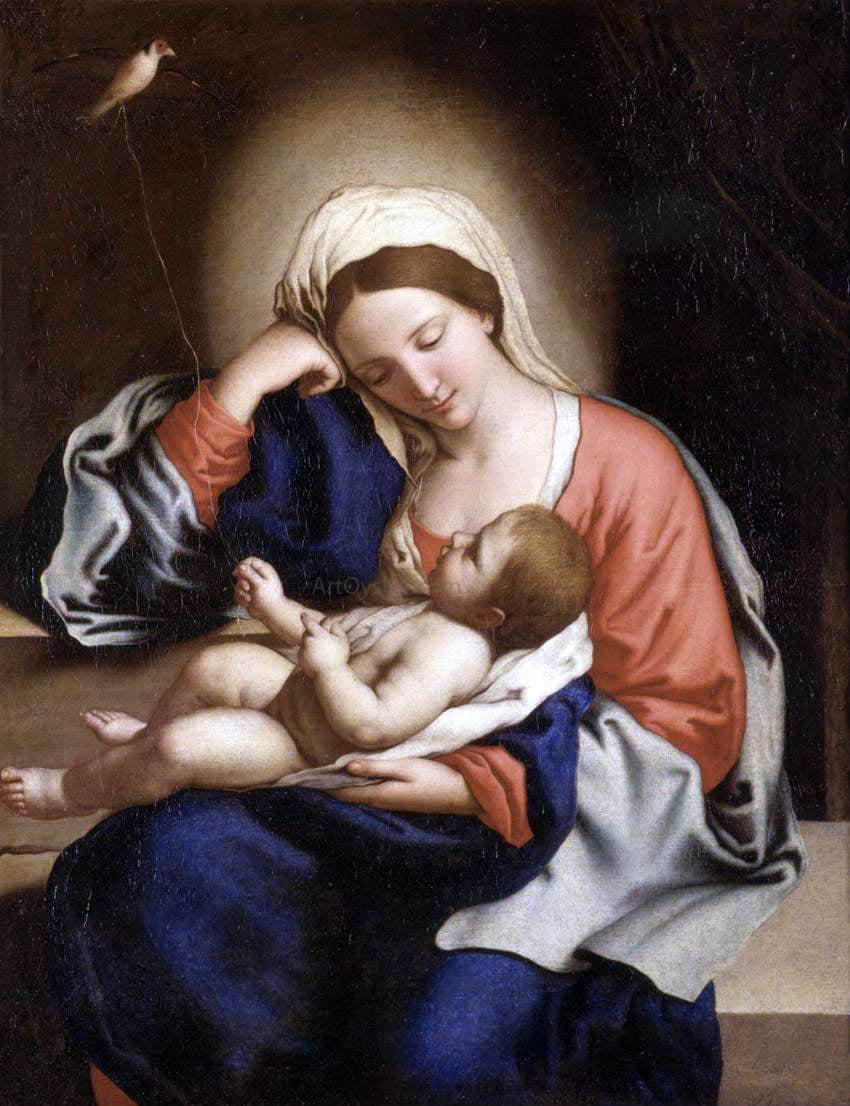 Sassoferrato Madonna with the Christ Child - Canvas Print
