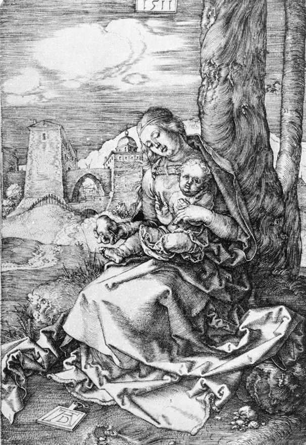 Albrecht Durer Madonna with the Pear - Canvas Print