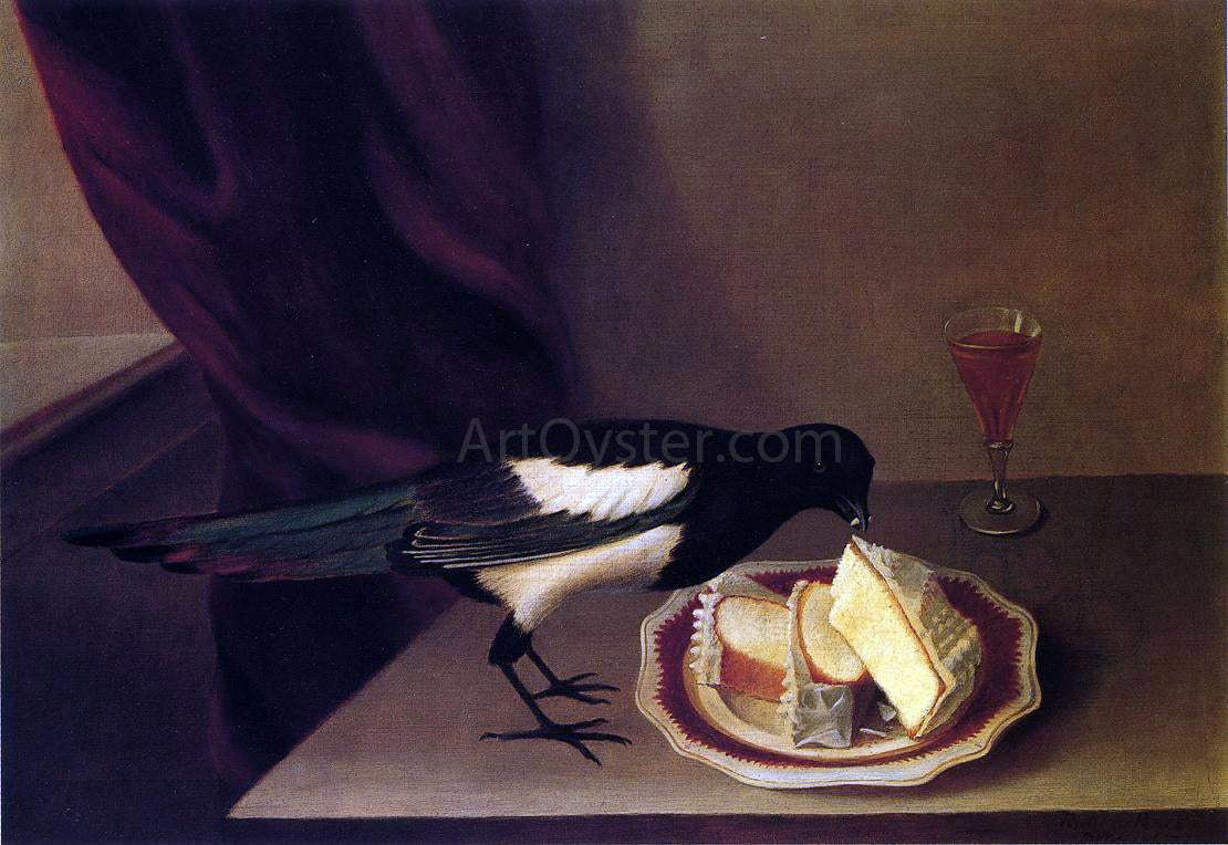 Rubens Peale Magpie Eating Cake - Canvas Print
