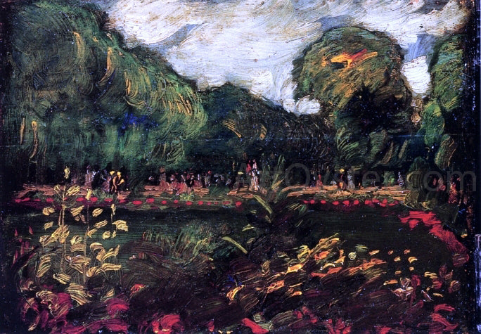 George Luks Main Entrance, Luxembourg Garden, Paris - Canvas Print