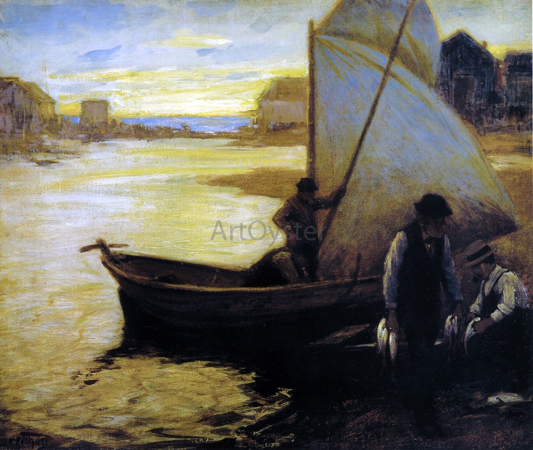 Edward Potthast Maine Fishermen - Canvas Print