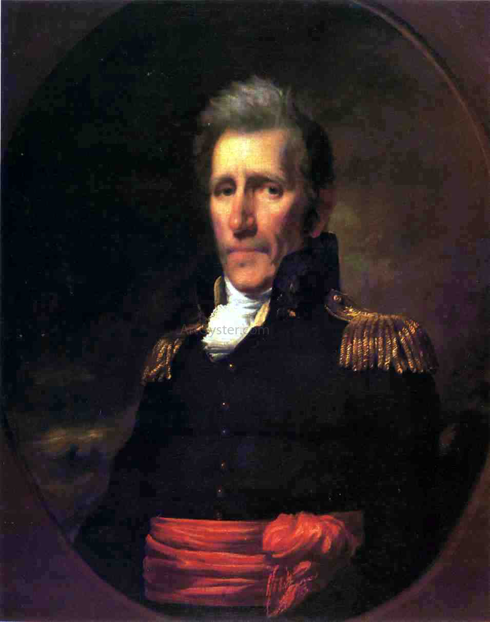 Samuel Lovett Waldo Major General Andrew Jackson - Canvas Print