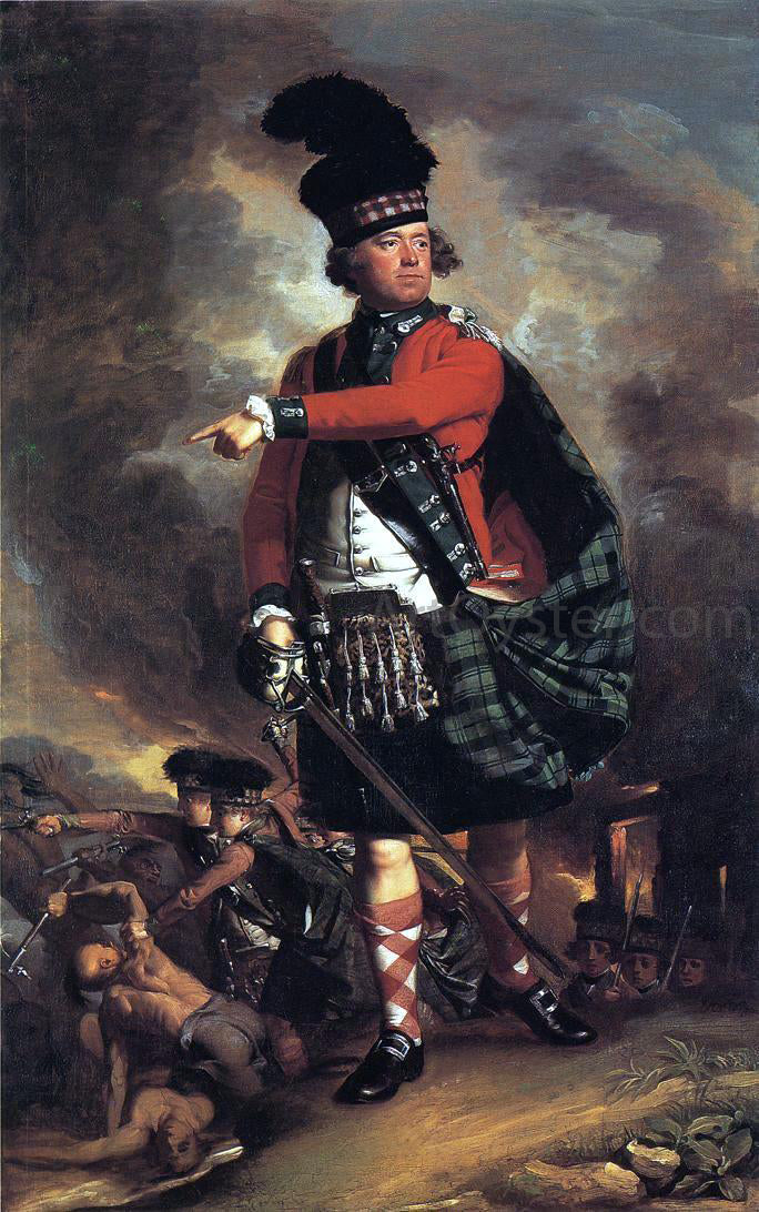 John Singleton Copley Major Hugh Montgomerie - Canvas Print