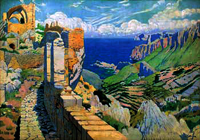 Santiago Rusinol Prats Mallorca - Canvas Print