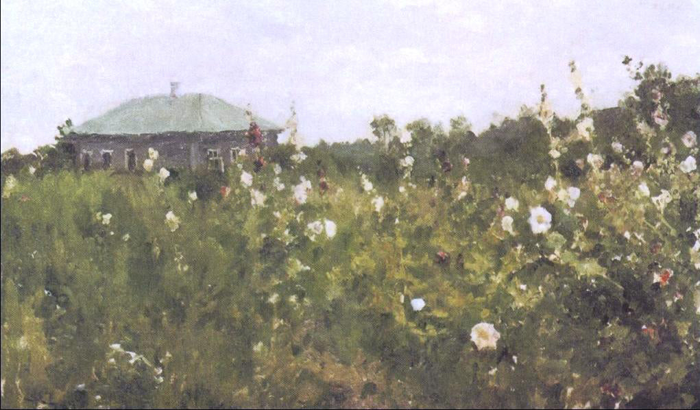 Constantin Alexeevich Korovin Malwas in Saratov's Guberniya - Canvas Print