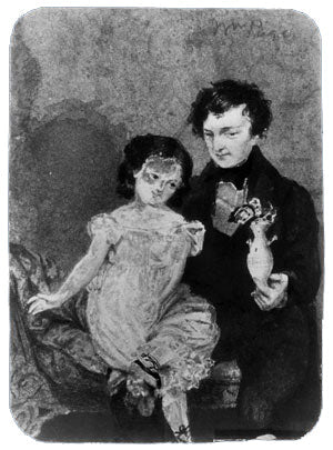 William Page Man and Child (from McGuire Scrapbook) - Canvas Print
