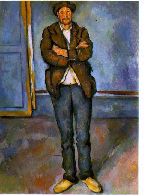 Paul Cezanne Man in a Room - Canvas Print