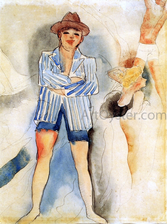 Charles Demuth Man in Blazer - Canvas Print