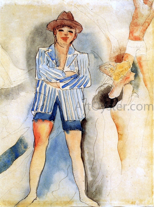 Charles Demuth Man in Blazer - Canvas Print