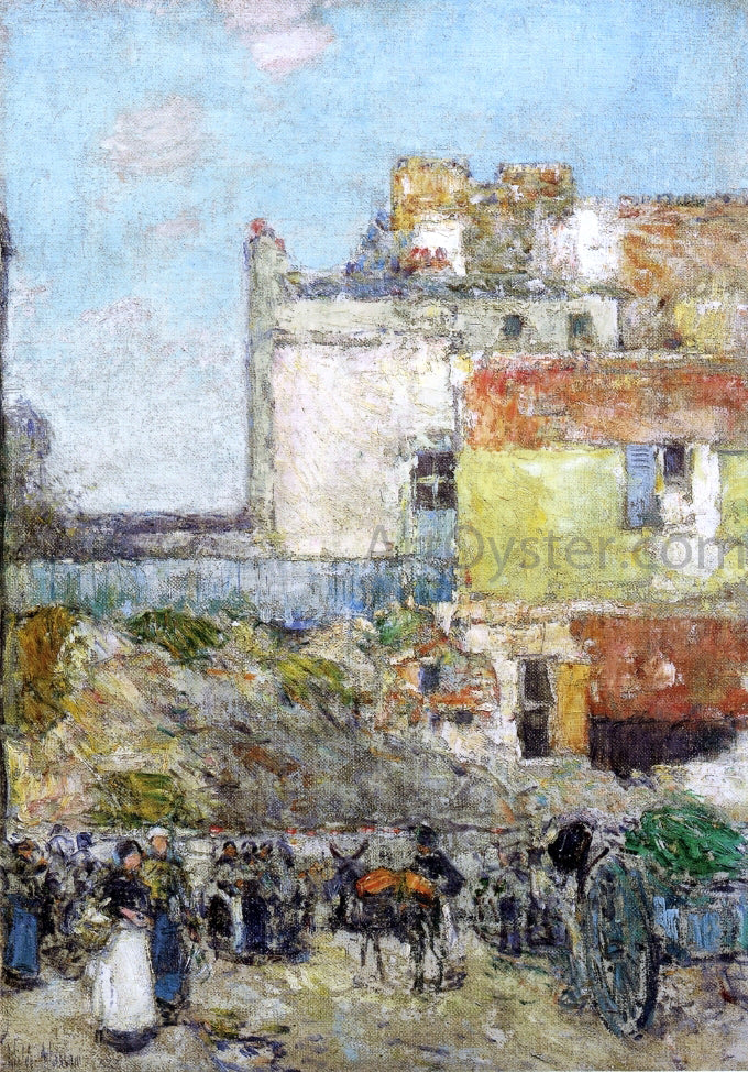 Frederick Childe Hassam Marche, St. Pierre, Montmartre - Canvas Print