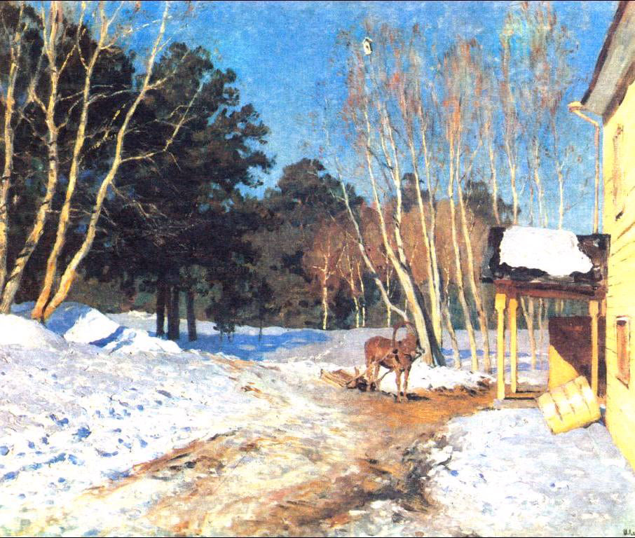 Isaac Ilich Levitan March - Canvas Print