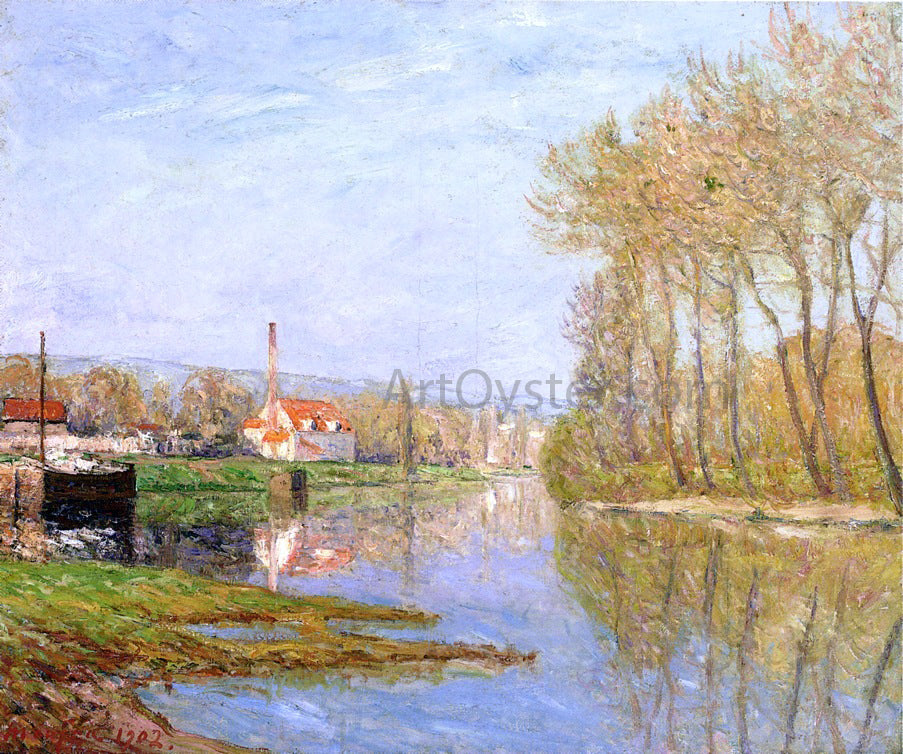 Maxime Maufra March Sunlight, Port-Marly - Canvas Print