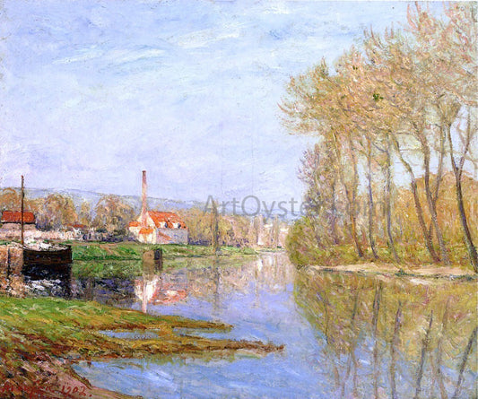 Maxime Maufra March Sunlight, Port-Marly - Canvas Print