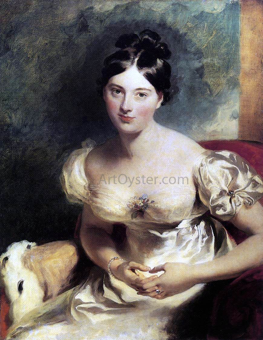 Sir Thomas Lawrence Margaret, Countess of Blessington - Canvas Print