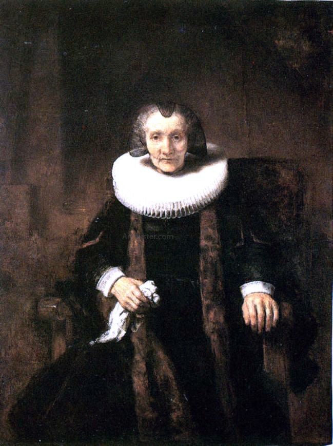 Rembrandt Van Rijn Margaretha de Geer - Canvas Print