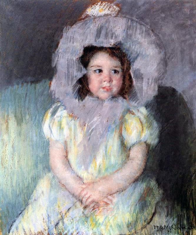 Mary Cassatt Margot in White - Canvas Print