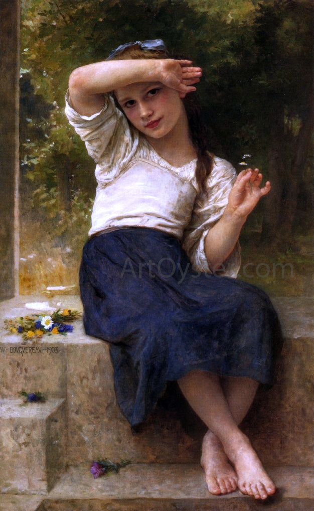William Adolphe Bouguereau Marguerite - Canvas Print