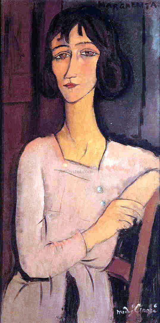 Amedeo Modigliani Marguerite Seated - Canvas Print