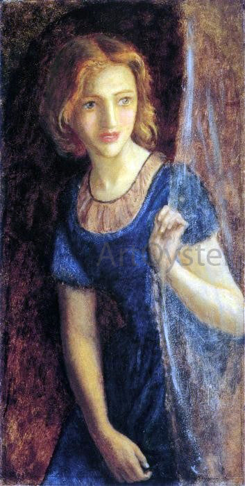 Arthur Hughes Mariana at the Window - Canvas Print
