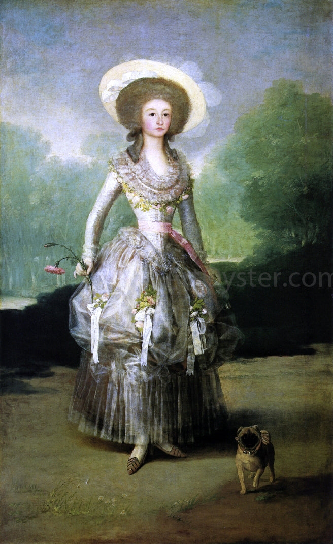 Francisco Jose de Goya Y Lucientes Mariana de Pontejos - Canvas Print