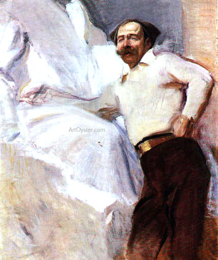 Jose Benlliure Gil Mariano Benlliure - Canvas Print