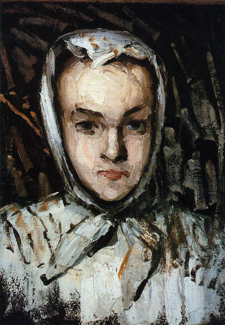 Paul Cezanne Marie Cezanne, the Artist's Sister - Canvas Print