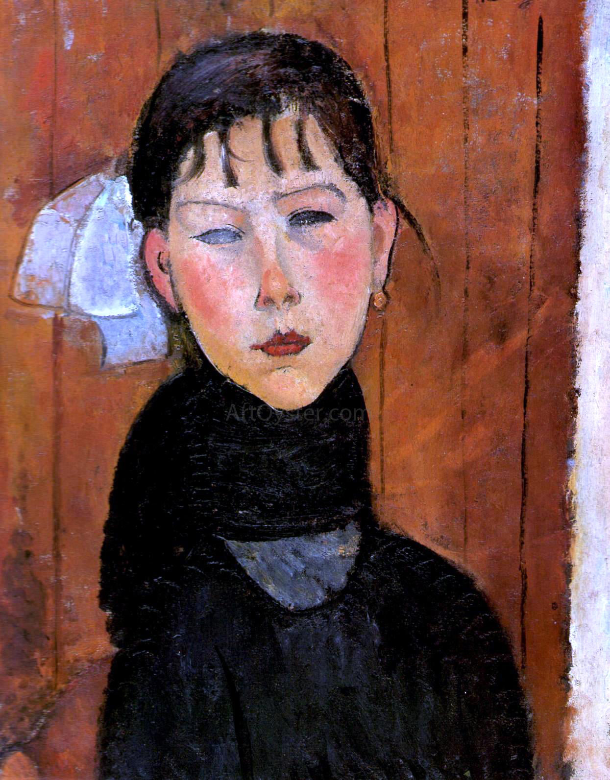 Amedeo Modigliani Marie Daughter of the People - Canvas Print