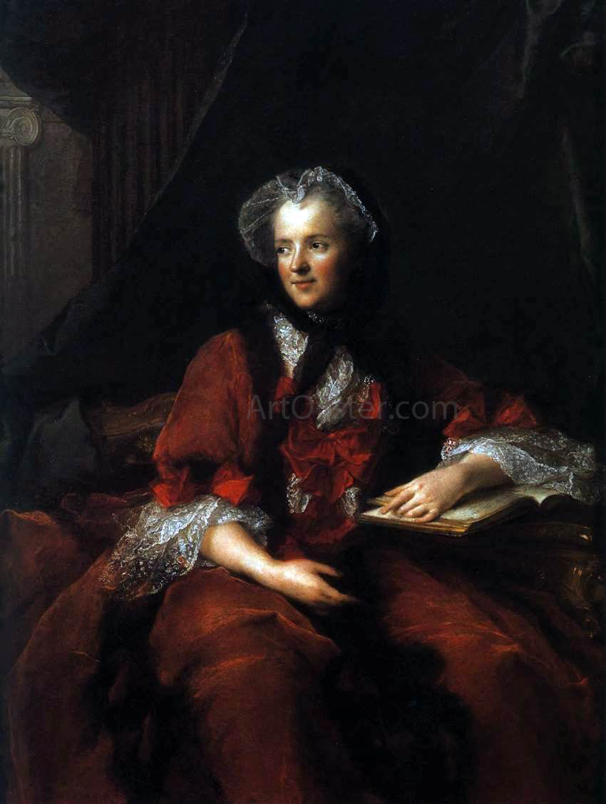 Jean-Marc Nattier Marie Leczinska - Canvas Print