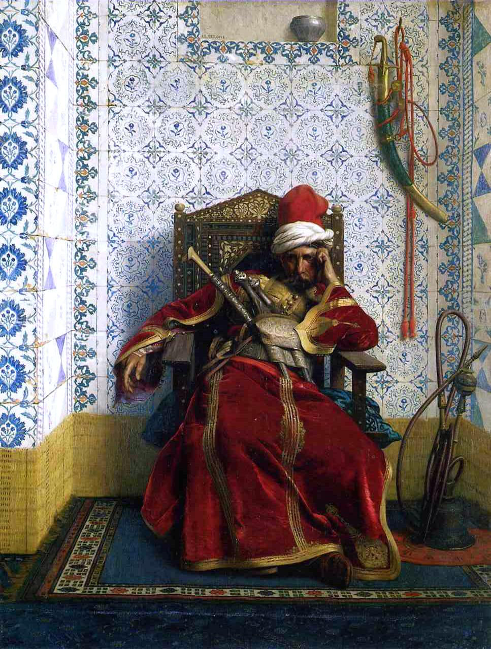 Jean-Leon Gerome Markos Botsaris - Canvas Print
