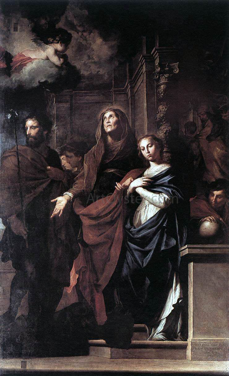 Pietro Novelli Marriage of the Virgin - Canvas Print