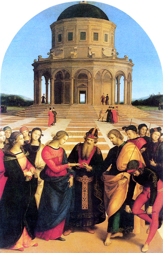 Raphael Marriage of the Virgin - Canvas Print