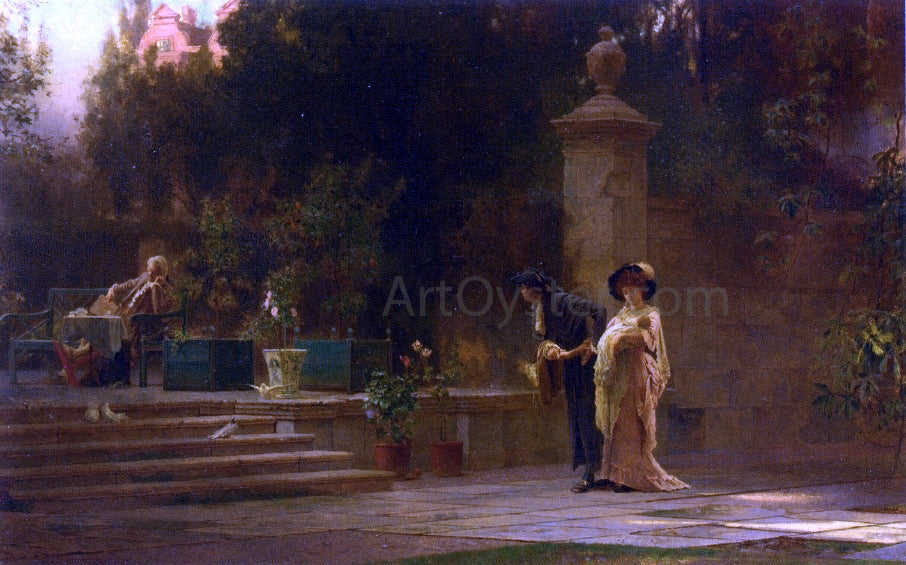 Marcus Stone Married for Love - Canvas Print