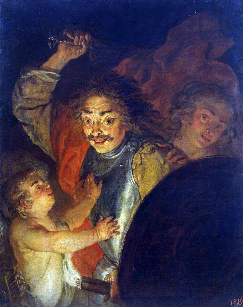 Joachim Von Sandrart Mars, Venus and Cupid - Canvas Print