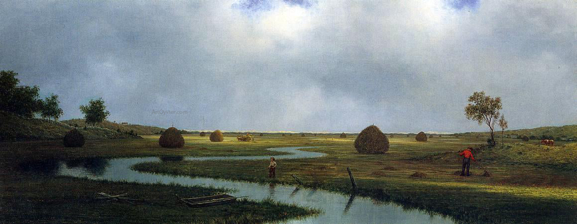 Martin Johnson Heade Marshfield Meadows - Canvas Print