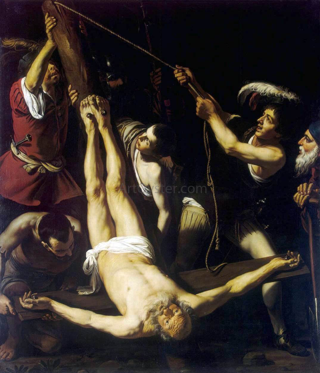 Lionello Spada Martyrdom of St Peter - Canvas Print