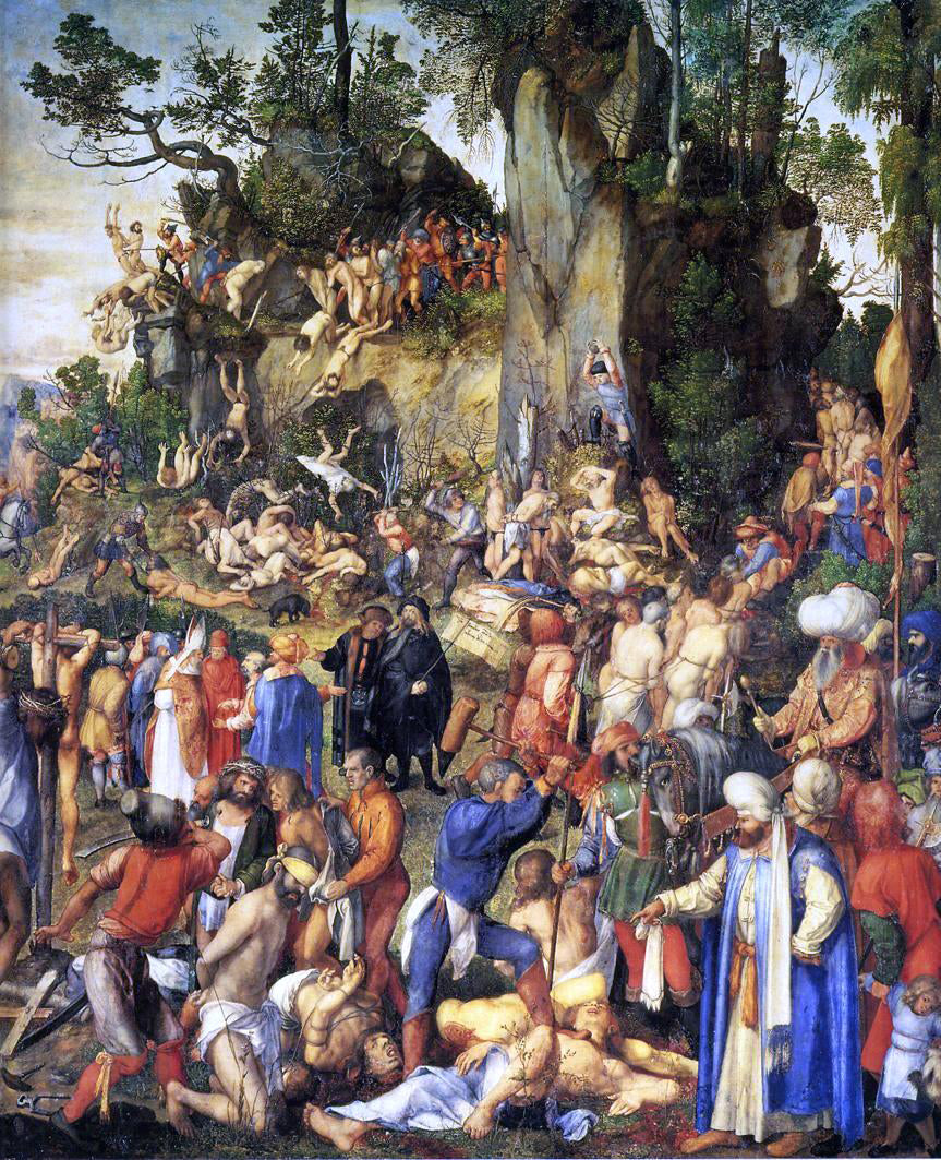 Albrecht Durer Martyrdom of the Ten Thousand - Canvas Print
