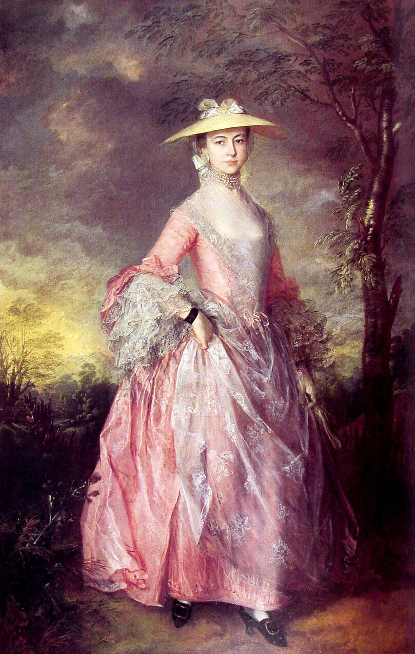 Thomas Gainsborough Mary, Countess of Howe - Canvas Print