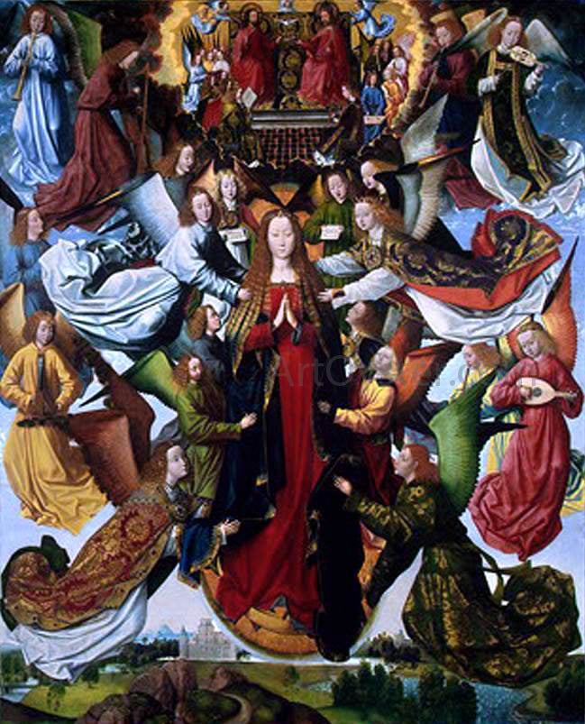Master lucy Legend Mary, Queen of Heaven - Canvas Print