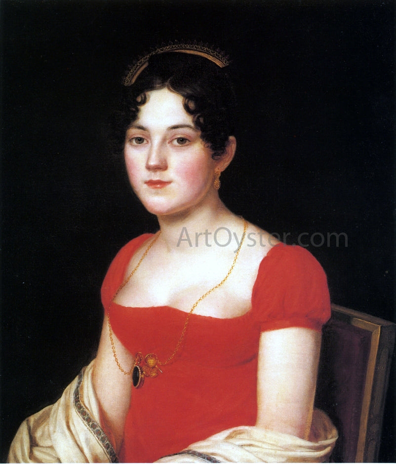 John Vanderlyn Mary Scott Swann - Canvas Print