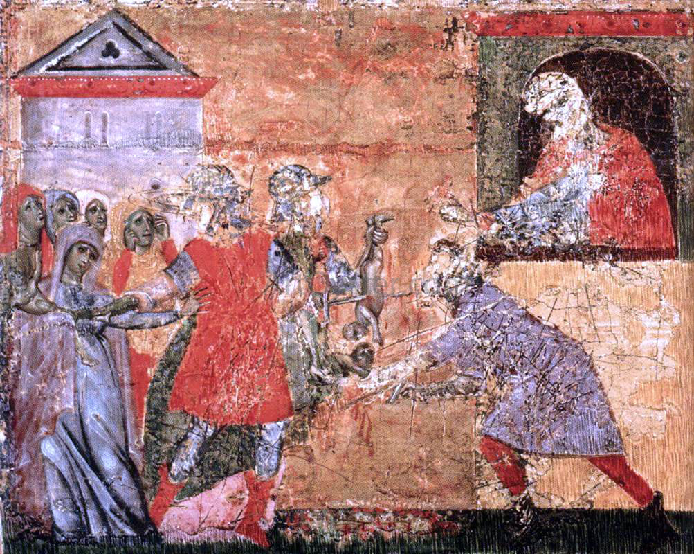 Guido Da siena Massacre of the Innocents - Canvas Print