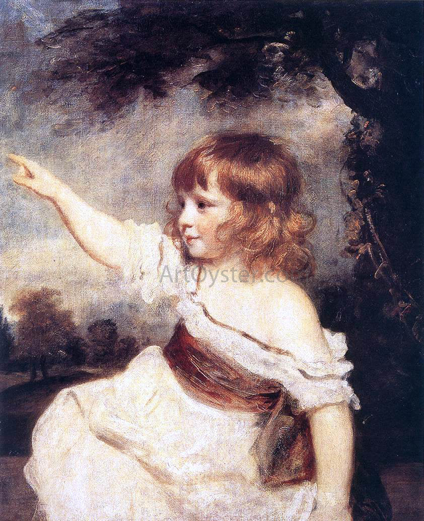 Sir Joshua Reynolds Master Hare - Canvas Print