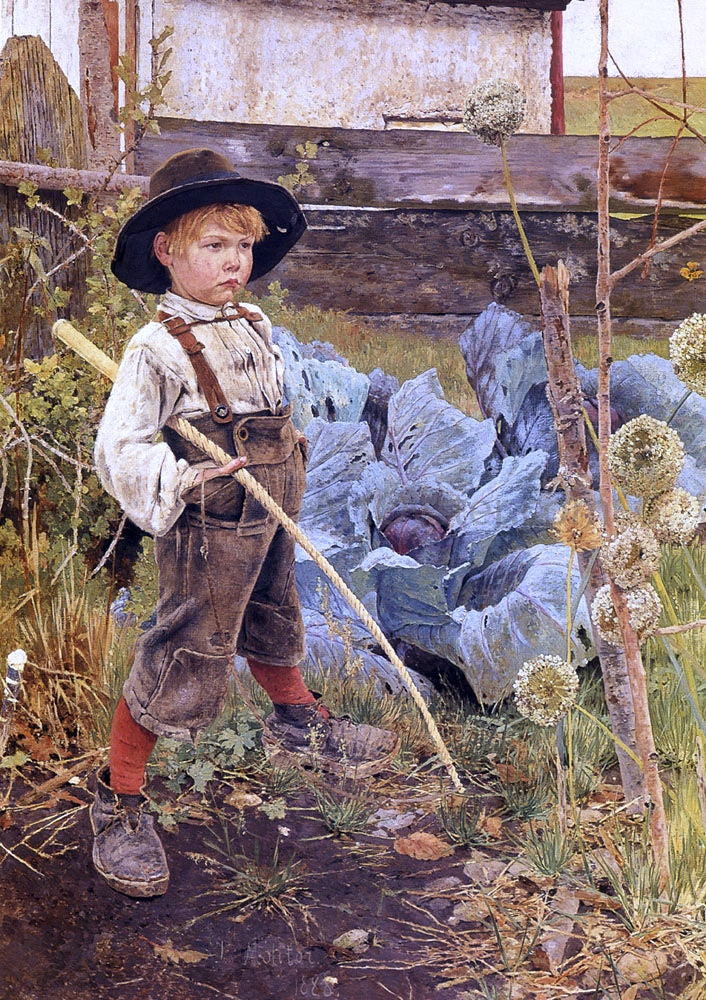 Joseph Freiherr Von Molitor Muhlfeld Master of All He Surveys - Canvas Print