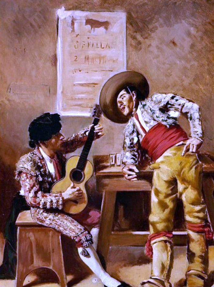 Segundo Matilla Marina Matador en la taverna - Canvas Print