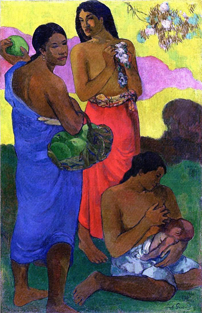 Paul Gauguin Maternite (II) - Canvas Print