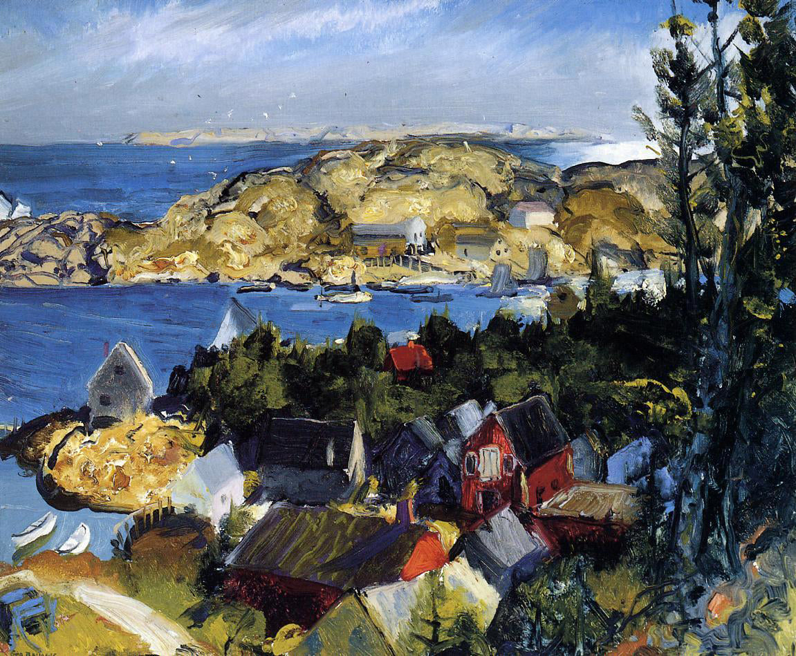 George Wesley Bellows Matinicus fom Mt. Ararat - Canvas Print