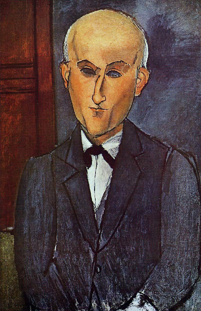 Amedeo Modigliani Max Jacob - Canvas Print