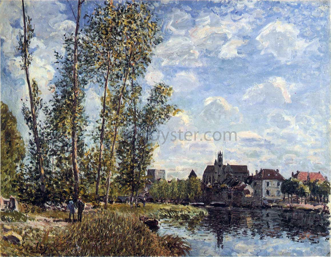 Alfred Sisley May Afternoon on the Loing - Canvas Print