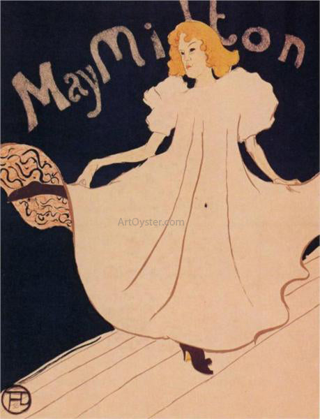 Henri De Toulouse-Lautrec May Milton - Canvas Print