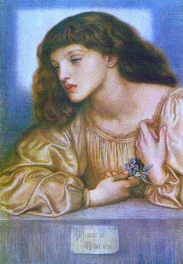 Dante Gabriel Rossetti May Morris - Canvas Print